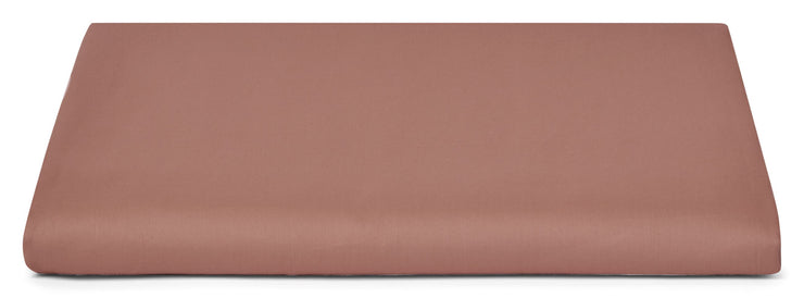 Earthy Pink Flat Sheet: 100% Organic Cotton