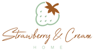 strawberry and cream home logo