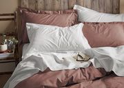 Luxury Earthy Pink Cotton Duvet Cover: 100% Organic