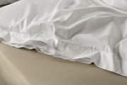 Luxury White Cotton Duvet Cover: 100% Organic