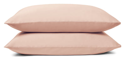 Rose Pink Pillowcase (Set of 2): 100% Organic Cotton