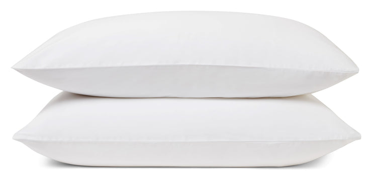 White Cotton Pillowcase (Set of 2): 100% Organic Cotton